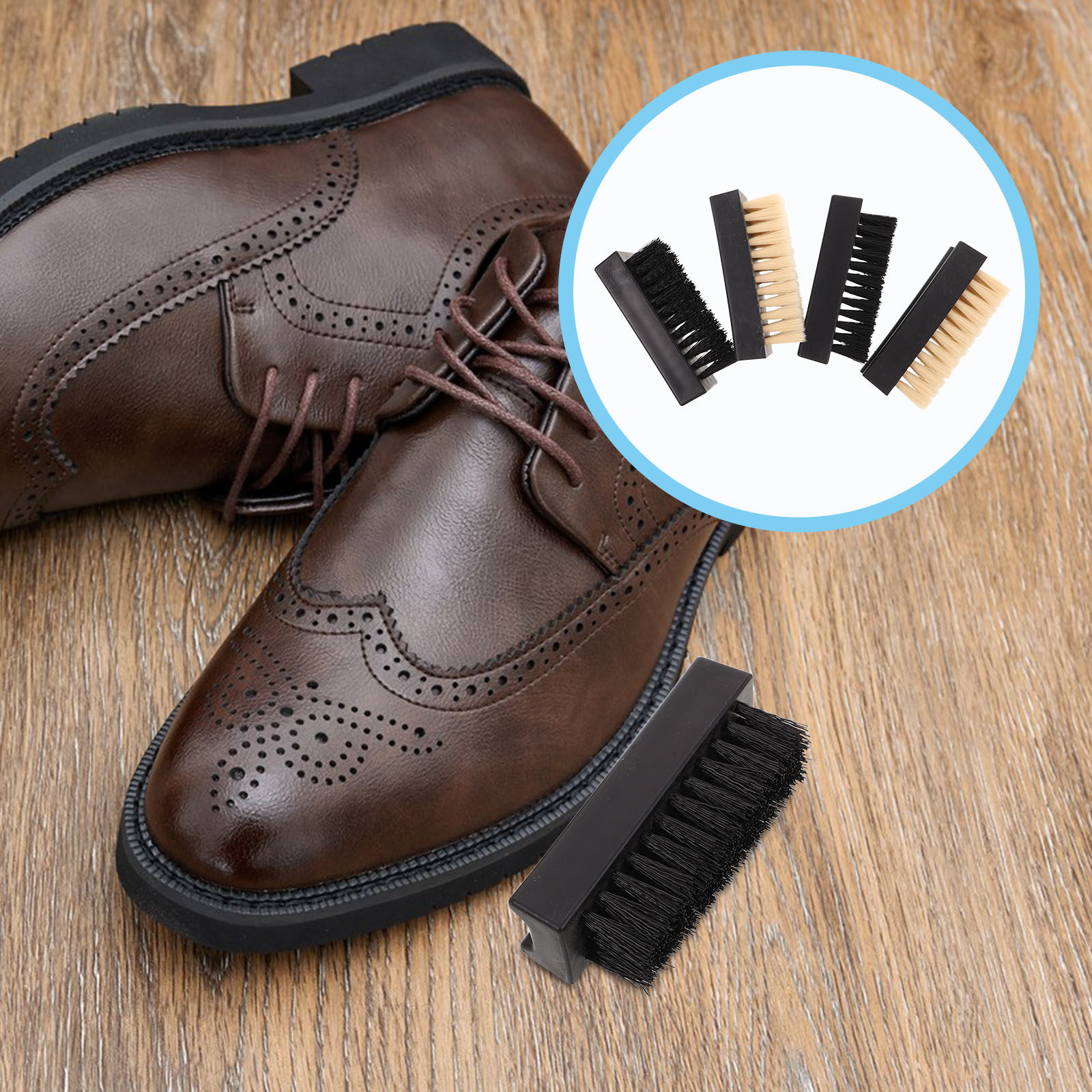 Sneaker Care Clean - Conjunto de 4 Escovas Multifuncionais para