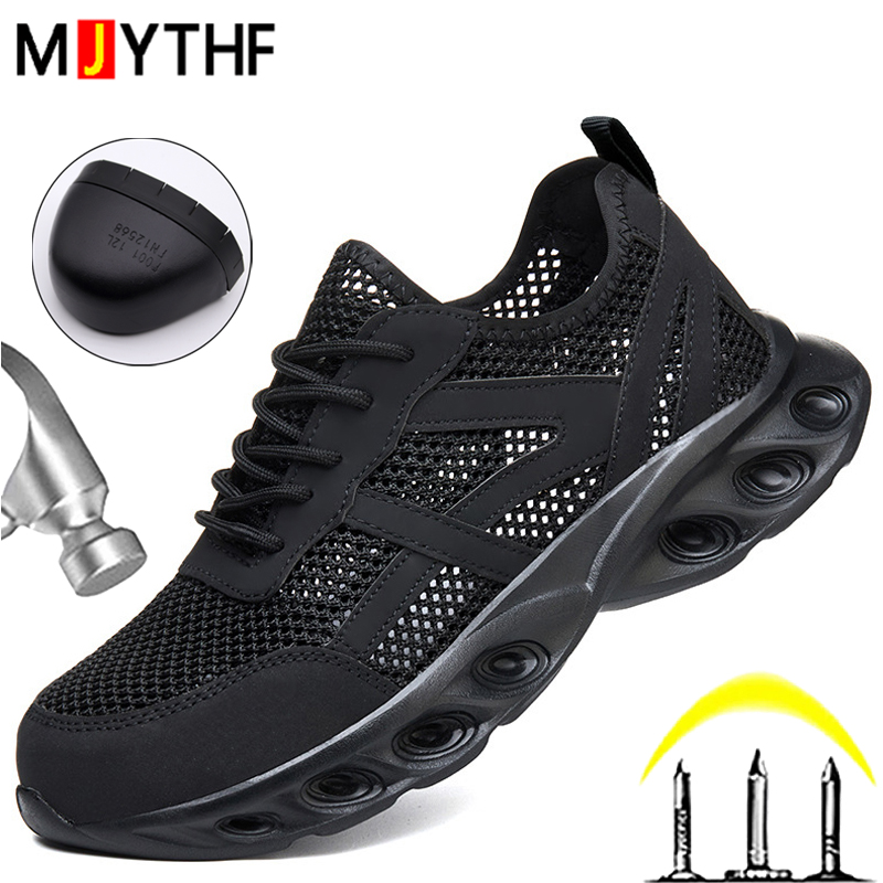 Sneaker Care - Calçados de Segurança Respiráveis para Homens,