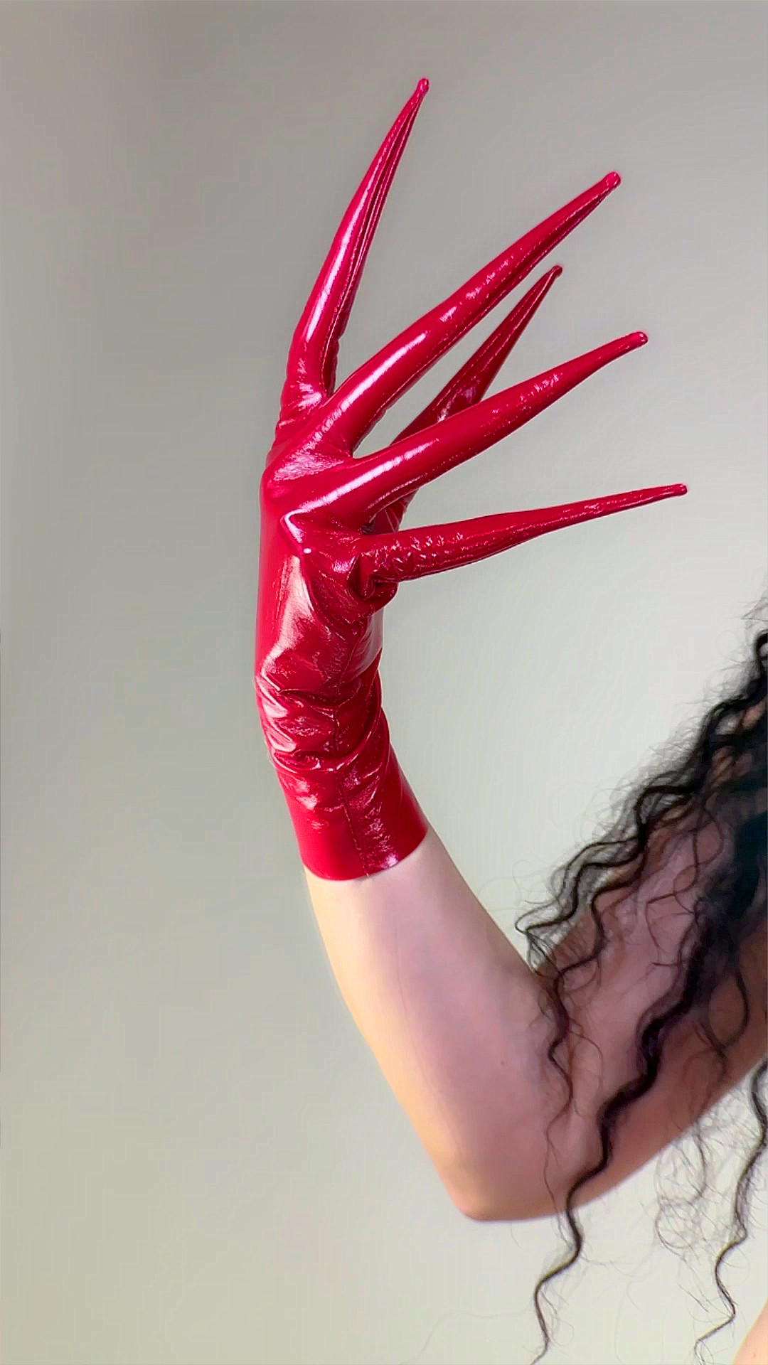 Brilho vermelho garra luvas de - Patent Leather Shine avaliação e preço