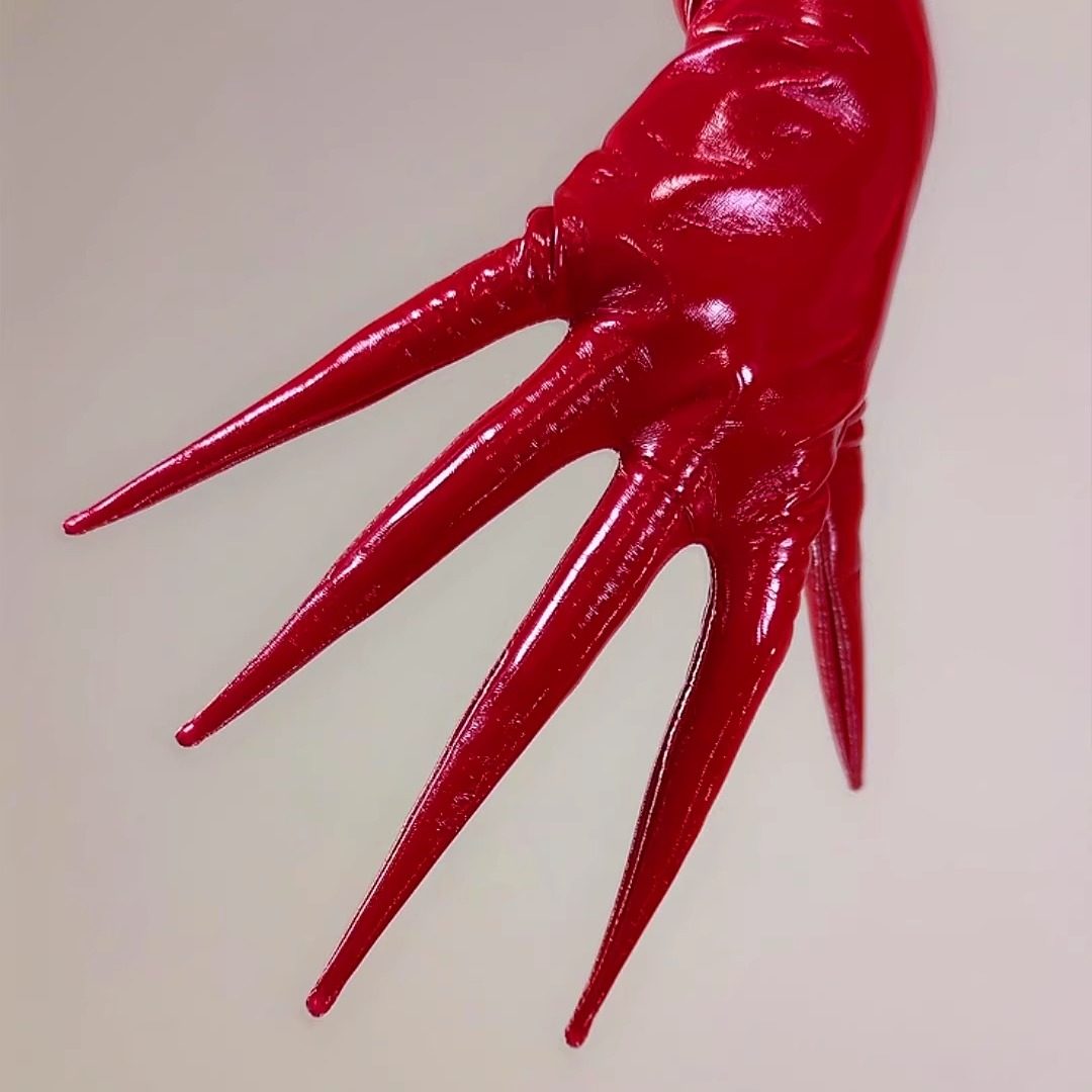 Brilho vermelho garra luvas de - Patent Leather Shine avaliação e preço
