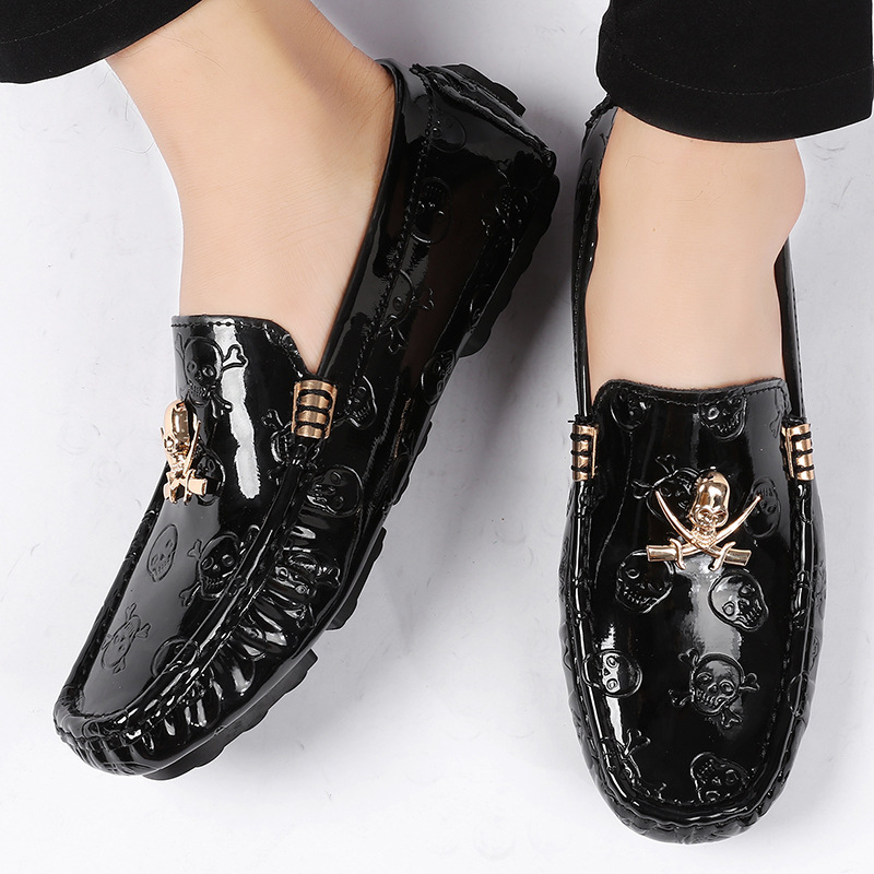 Tamanho 38-48 brilho crânio mo - Patent Leather Shine avaliação e preço