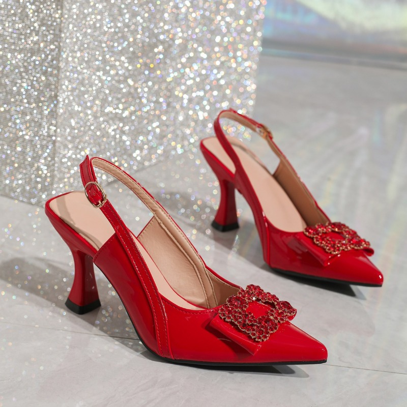 2026 Nova Brilho Strass Fivela - Patent Leather Shine avaliação e preço